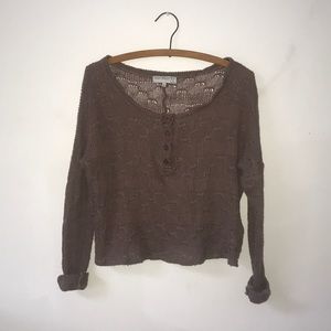 Urban Outfitters Cropped Knit Sweater